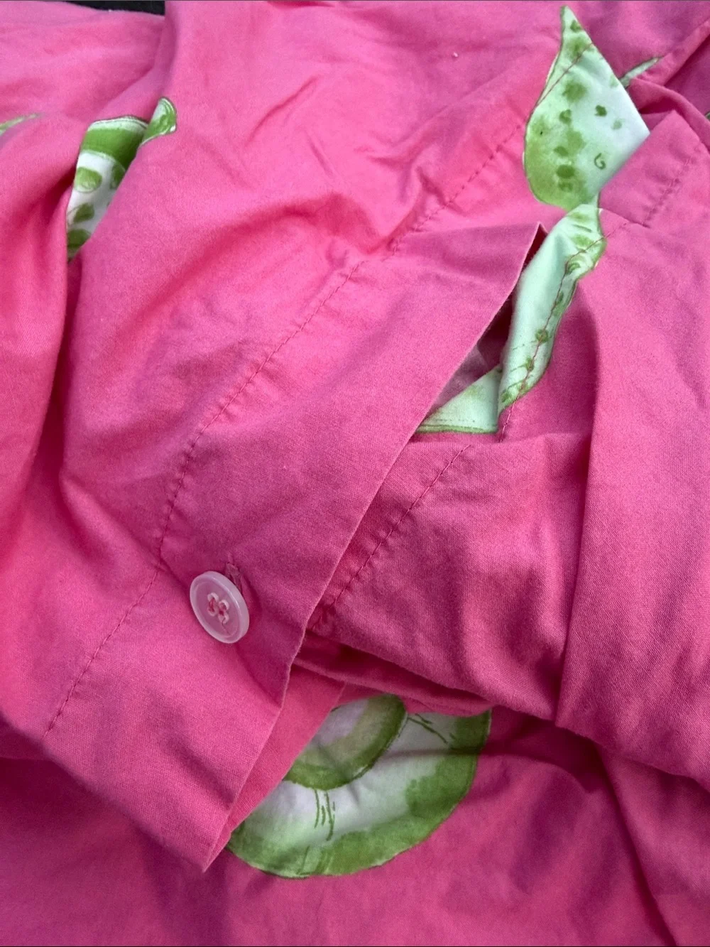 Pink seashell Cotton Duvet Cover the company, Store King- Shell Design